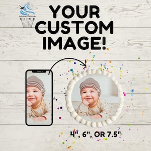 Custom Image Cake Topper - Custom picture cupcake toppers - Business logo cake topper - team cake topper