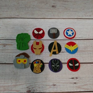 Superhero Cupcake Toppers