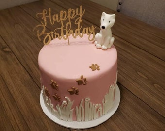 Fondant Dog Cake Toppers- Fondant Dogs Dog Lover Party German