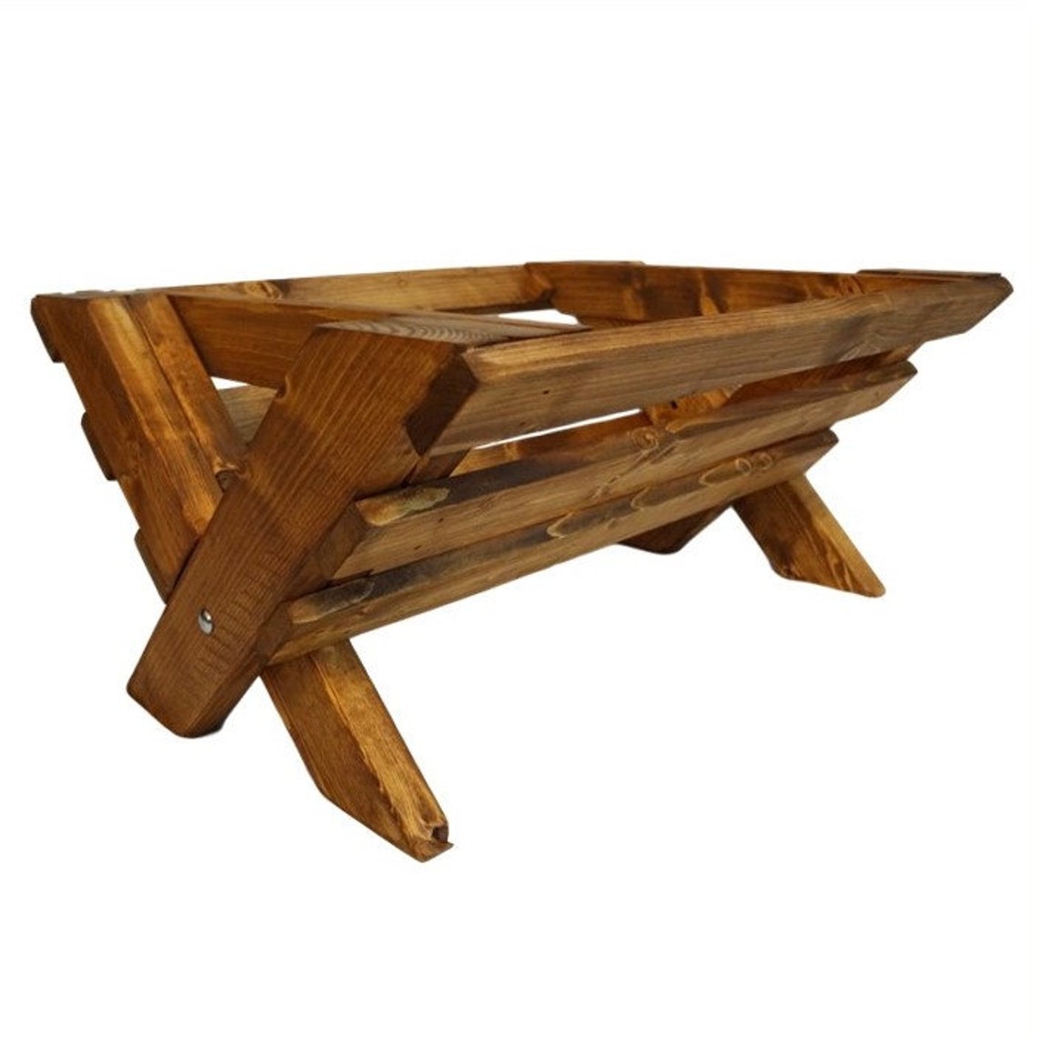 Outdoor Wooden Manger Large Christmas Manger LifeSize Etsy