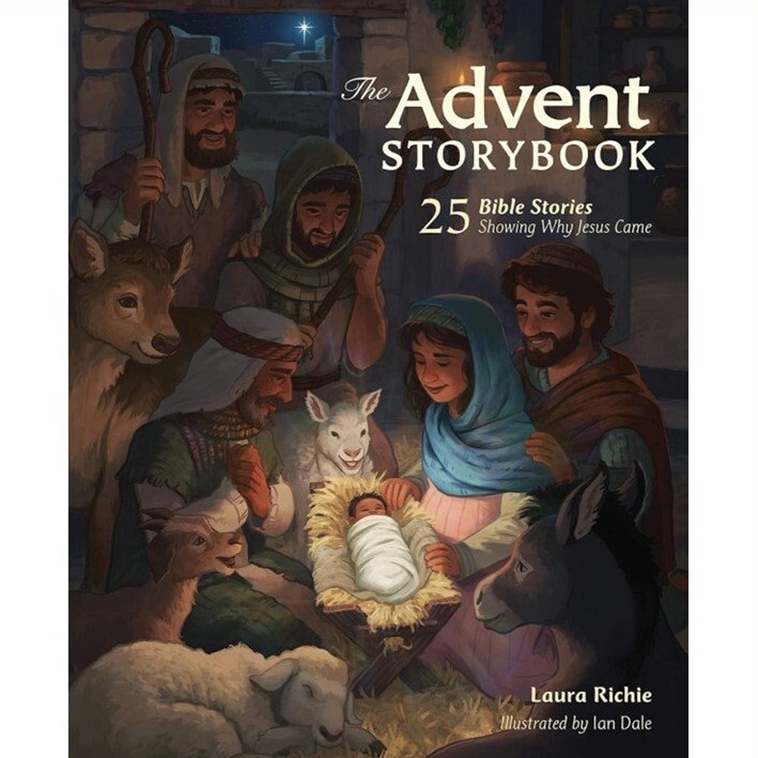 The Advent Storybook: 25 Bible Stories Showing Why Jesus Came - Etsy