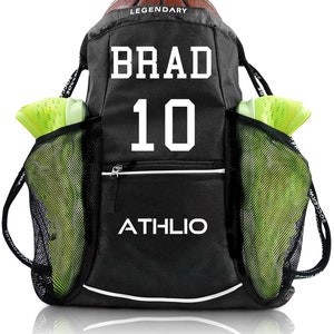 PREMIUM Legendary Drawstring Gym Bag Waterproof For Sports & Workout Gear XL Capacity Heavy-Duty Sackpack Backpack image 5