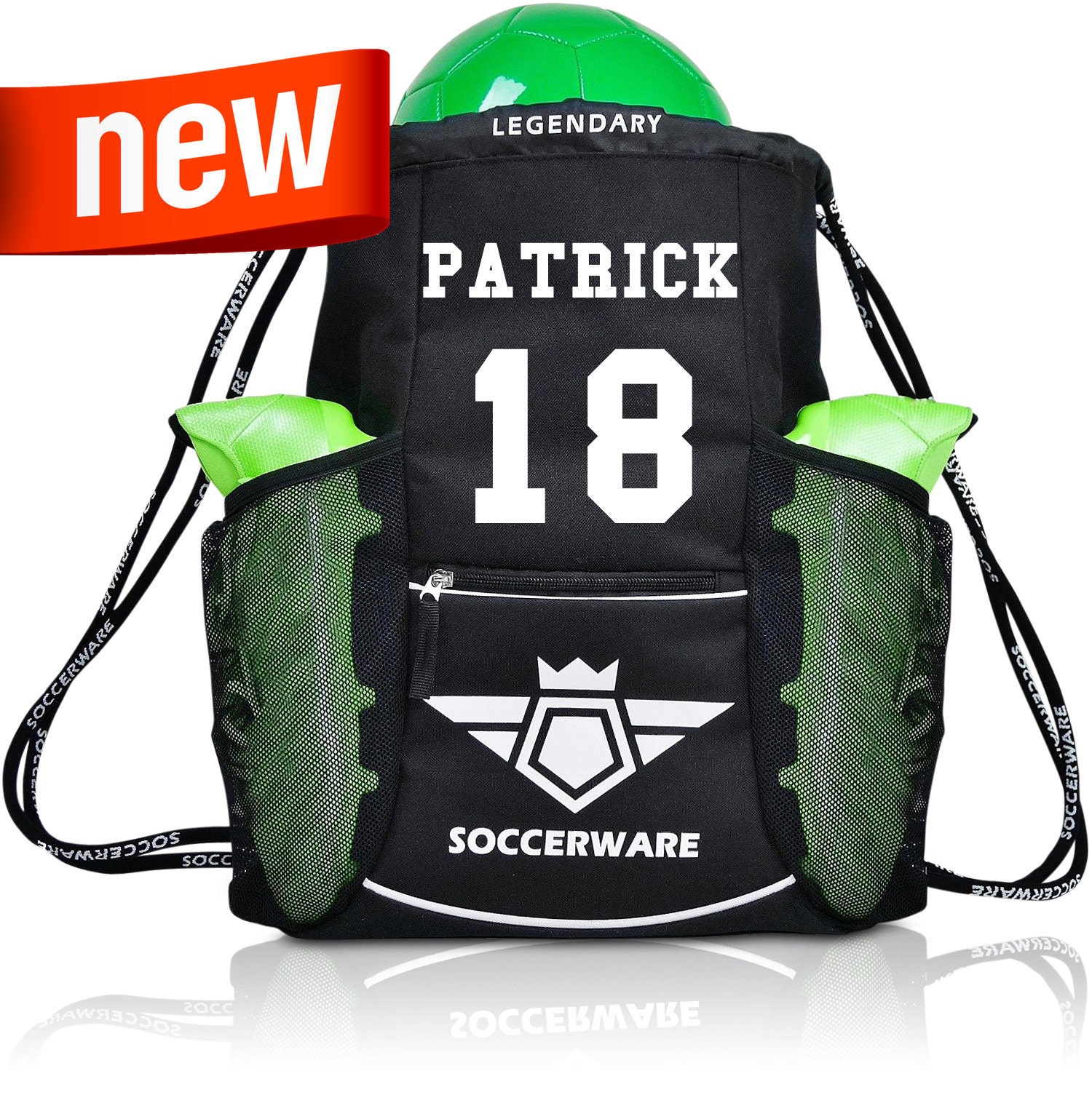 Soccer Bag Backpack Personalized XL Capacity Fits Soccer Etsy