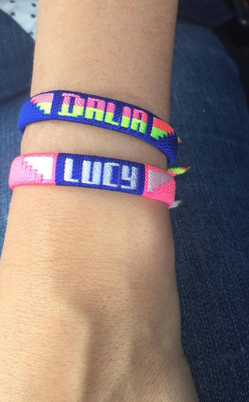 Mexican bracelets with names sale