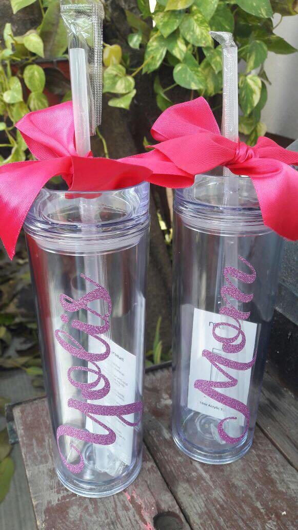 Tumblers personalizados / Novia / Tumblers dama de honor Etsy
