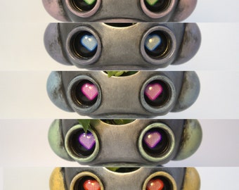Digital Heart Robot Eyes