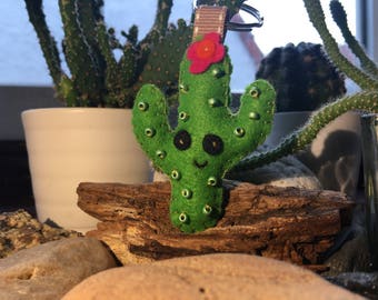 Cactus/ Succelent Keyring (kawaii)
