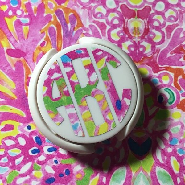 Monogrammed Plastic Stethoscope Cover