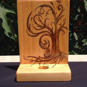Tree Wall Sconce | Recycled Material | Tea Light Stand | Tree of Life | Yggdrasil | World Tree | Norse Art | Candle Holder | Votive Candle |