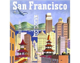 Cable Car Art San Francisco Art Art Print Home Decor Cable Car Art San Francisco Art Art Print Home Decor