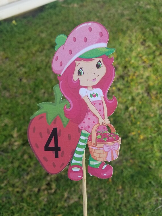 Strawberry Shortcake Party Decorations Strawberry Shortcake Etsy