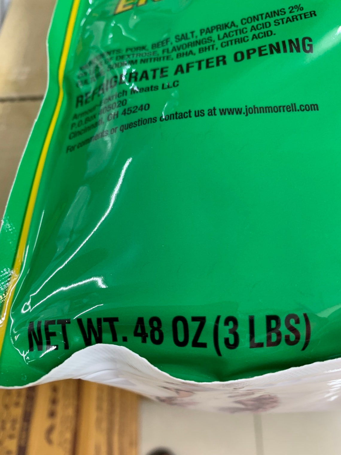 Marca El Rey Chorizos 3 Pound Bag. Chorizo Bilbao Etsy