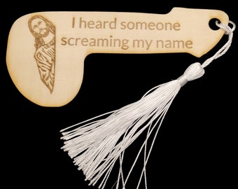 I Heard Someone Screaming My Name / Wooden Cockmark Bookmark