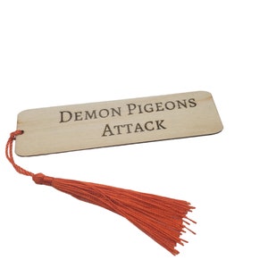 Percy Jackson Chapter Wood Engraved Bookmark