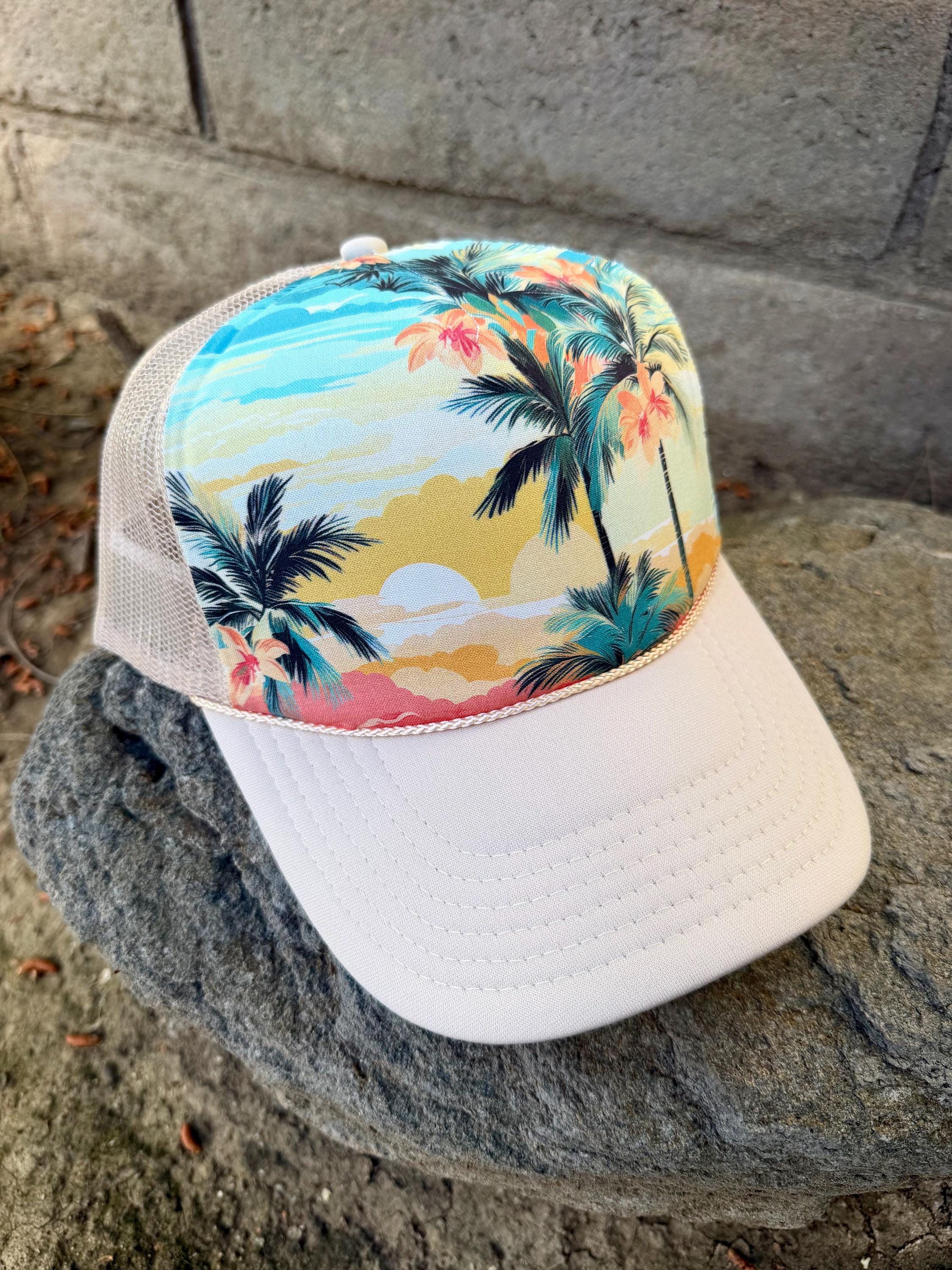 Palm Tree Hat - Etsy