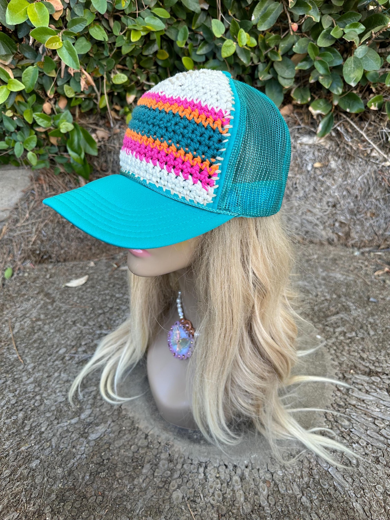 Unisex Crochet Trucker Hat, Crochet Hat, Trucker Hat Women, Trucker — free download