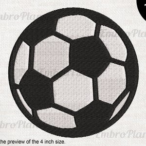 Soccer Ball - Design for Embroidery Machine Instant Download digital file stitch sign icon symbol pattern cartoon football Europe 1265e