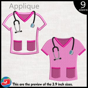 Nurse And Doctors Scrubs Embroidery Designs: Files For Embroidery Machine 1692e