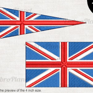 UK Flags - Designs for Embroidery Machine Instant Download digital file stitch sign icon symbol pattern cartoon flag Kingdom England  1319e