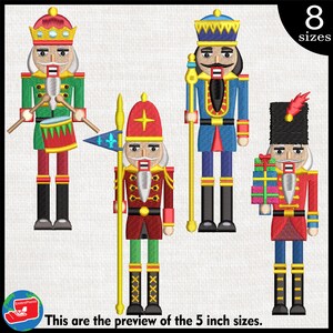 Nötknäppare-designfiler för broderimaskin tecknad jul 1535e