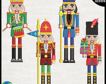 Nutcrackers Designs Files For Embroidery Machine cartoon Christmas  1535e