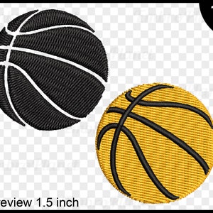 Basketball Balls Designs for Embroidery Machine Instant Download digital embroidering files stitch Commercial Use game ball 186e image 2