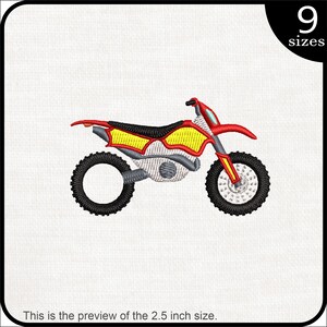 Motocross Bike - Design for Embroidery Machine Instant Download Digital ...
