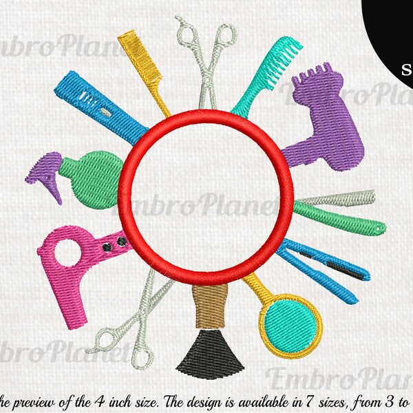 Hairdresser Cross Stitch Etsy