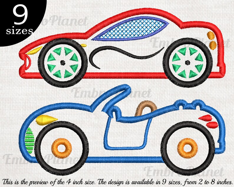 Cars designs for embroidery machine instant download digital  etsy