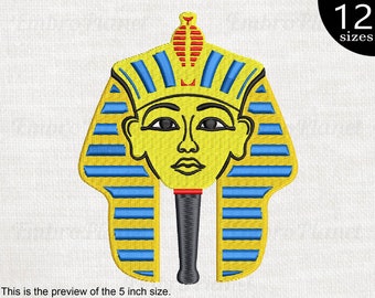 Egypt Pharaoh Embroidery Design – Instant Download