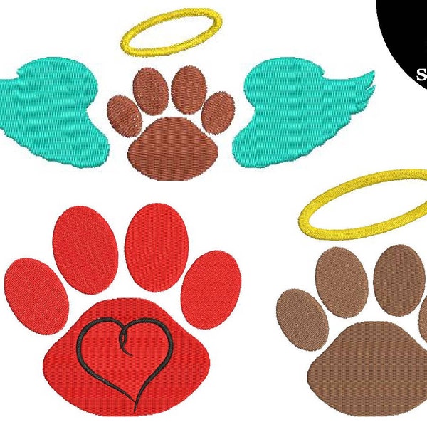 Pet Memorial - Designs for Embroidery Machine Instant Download Digital File Graphic Stitch 4x4 5x7 inch hoop icon sign symbol heart 584e