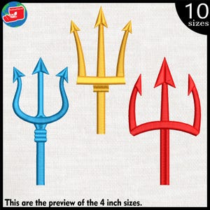 Dreizack - Stickdateien Stickdateien Set 1575e Stickdatei Dreizack Stickdatei Set 1575e
