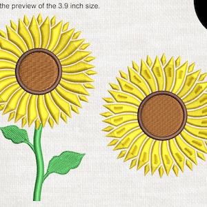 Sunflowers - Designs for Embroidery Machine Instant Download digital embroidering file stitch cartoon 1589e