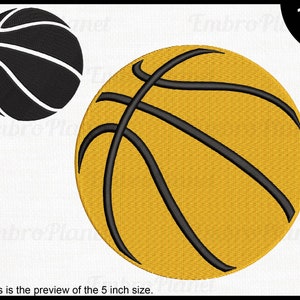 Basketball Balls Designs for Embroidery Machine Instant Download digital embroidering files stitch Commercial Use game ball 186e image 1