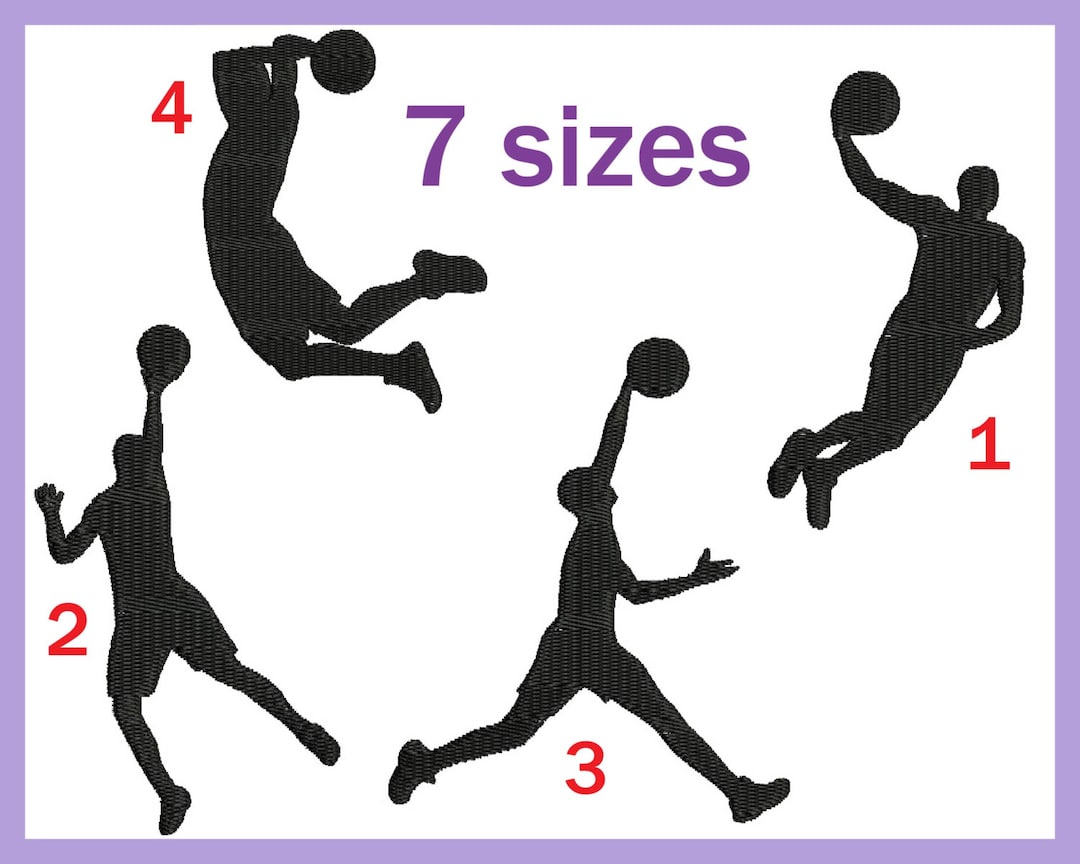 Buy Basketball Player Embroidery Designs – Sports Machine Embroidery  (digital Download) Online in India - Etsy, image size:1080x864