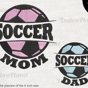 Soccer Mon & Dan - Designs for Embroidery Machine Instant Download digital file stitch sign icon symbol cartoon 1457e