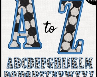 Soccer A to Z Embroidery Designs – Full Alphabet (Digital Download)
