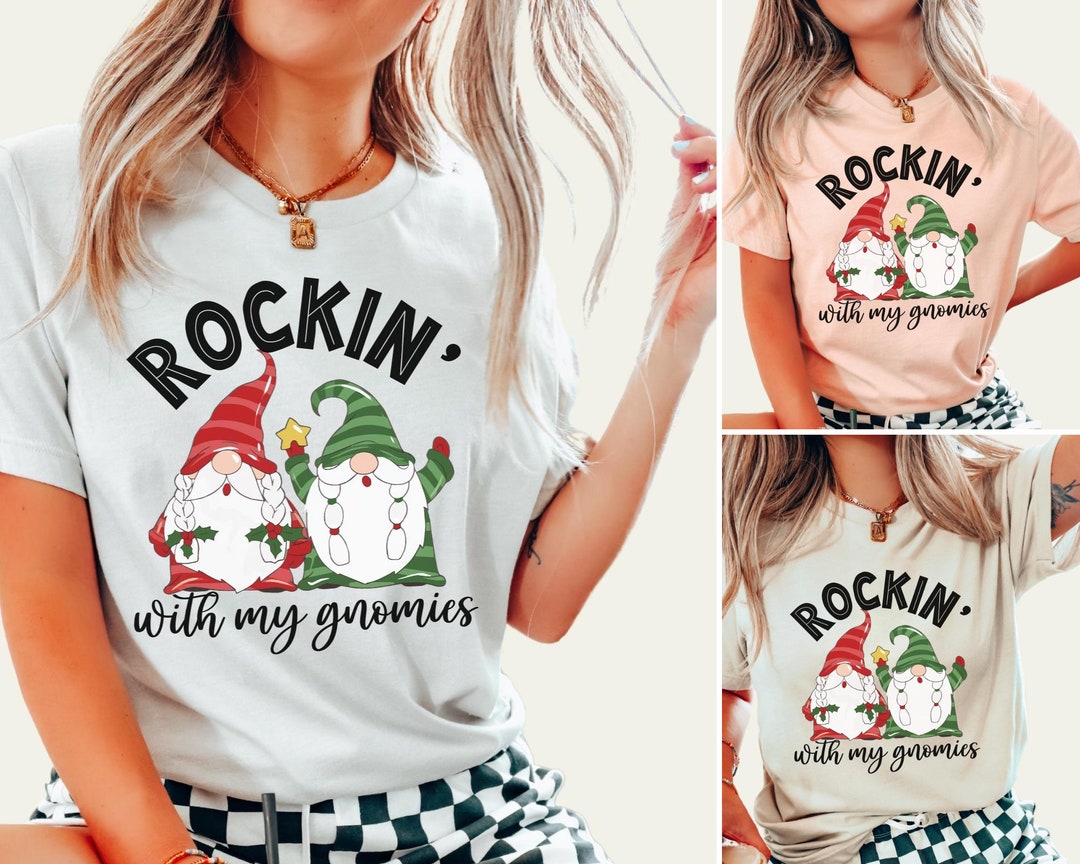 Funny Christmas Family Group Christmas Shirts Matching Gnome Etsy