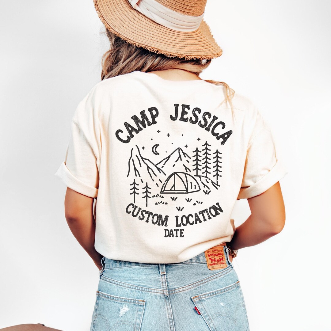 Comfort Colors Custom Camp Shirt Bachelorette Camp Crew Etsy