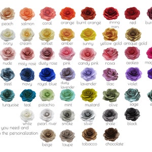 colorchart for flowers
