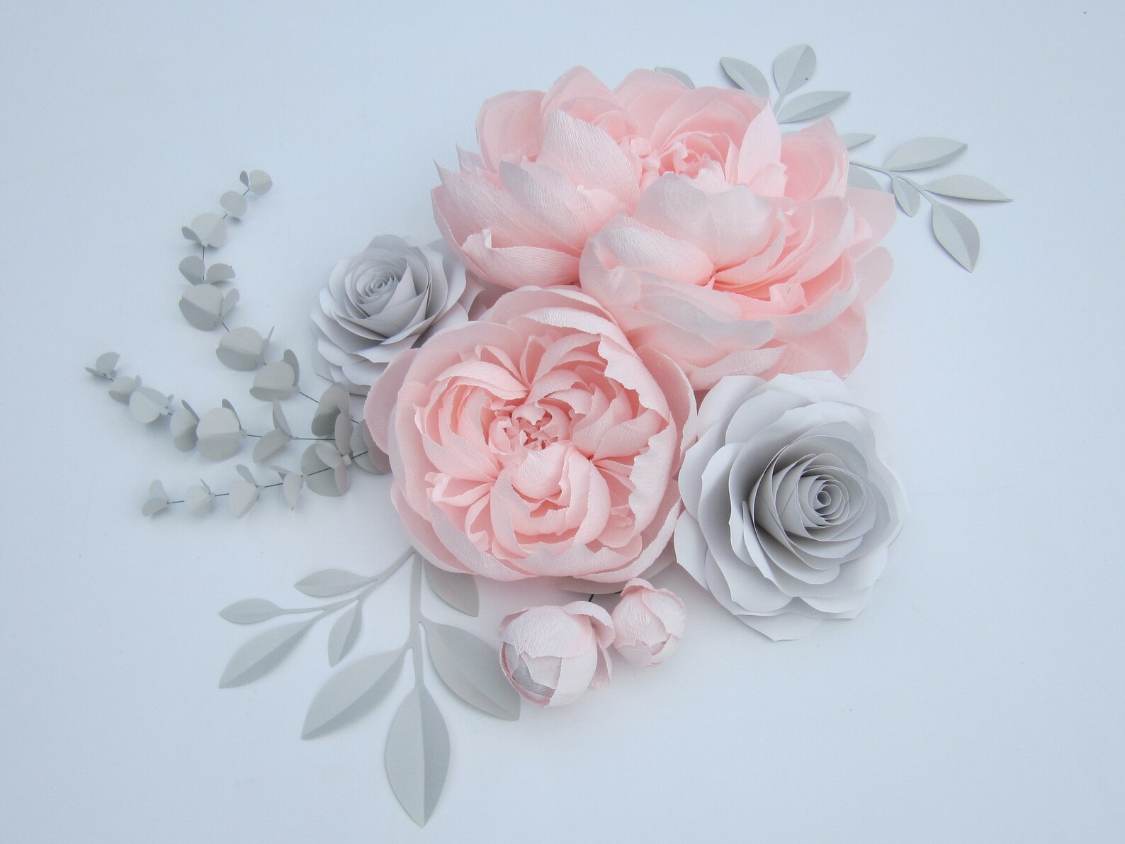 Large Crepe Paper Flowers for Wall Giant Paper Peony Etsy