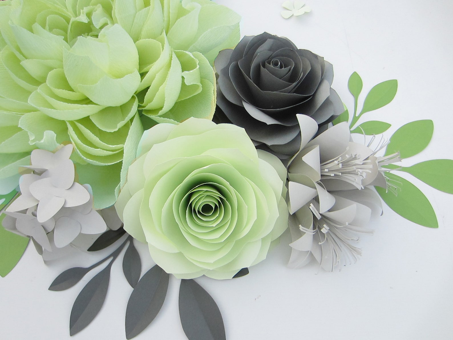 Large Paper Flower Wall Backdrop Baby Room Wall Decor Above Etsy