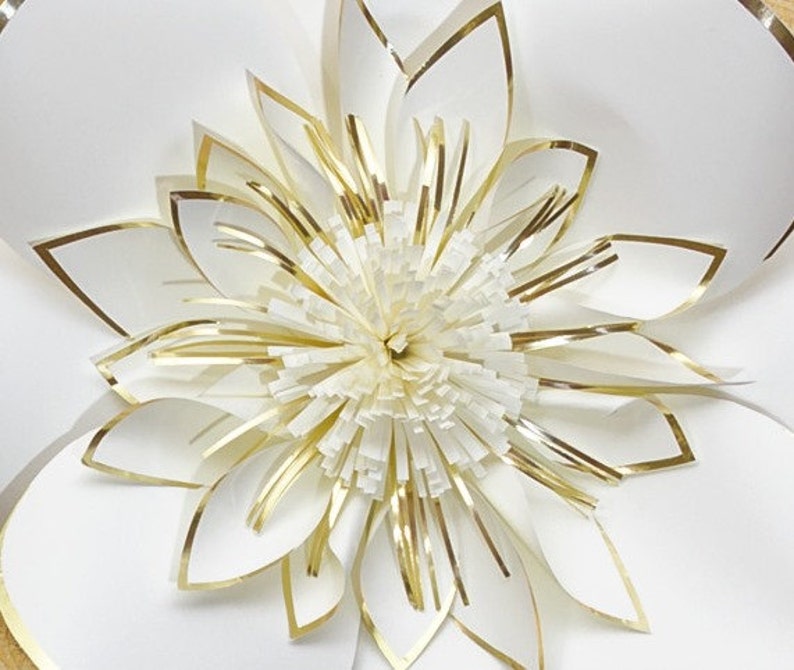 Giant Paper Flower Backdrop Set of 4 Unique Large Paper Etsy