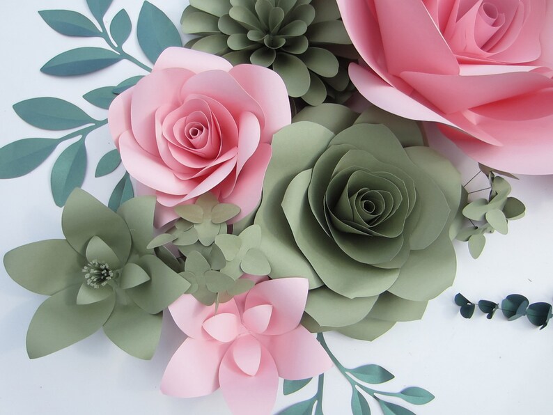 Nursery Wall Art Giant Paper Flowers Paper Flower Wall Etsy