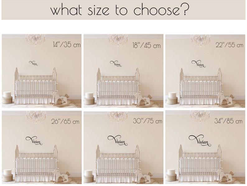 sample of size of the names