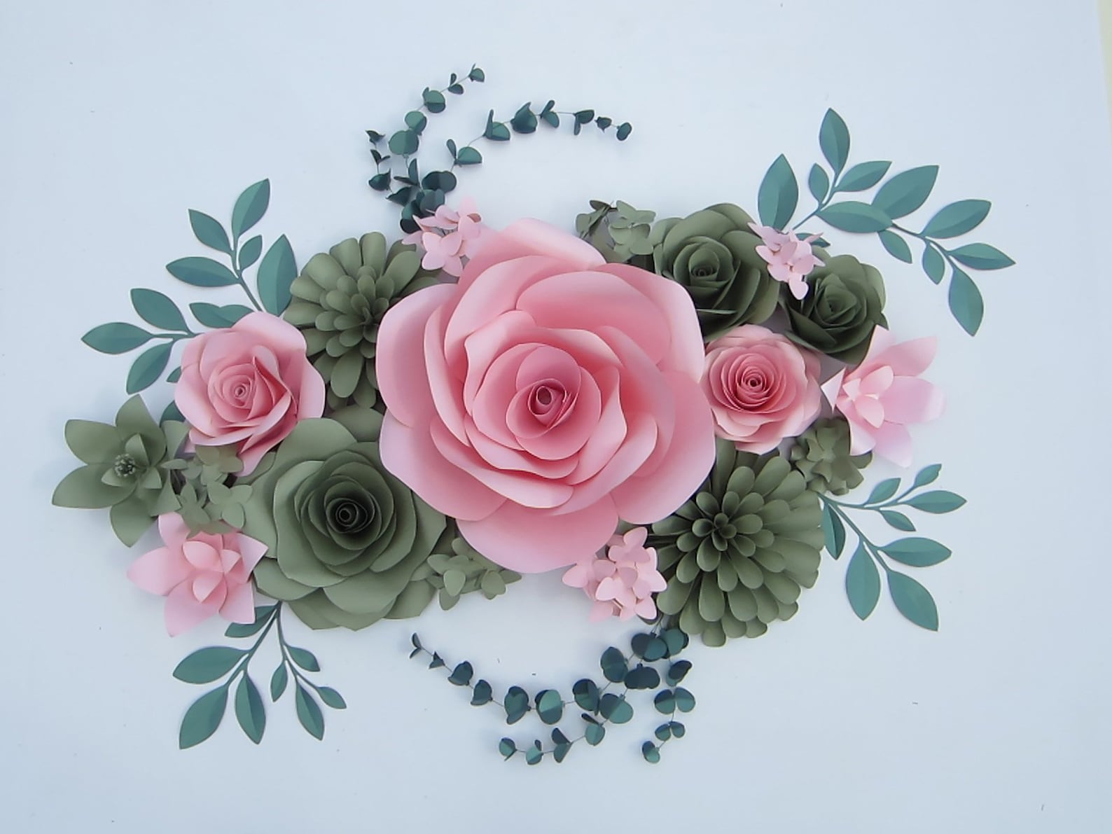 Nursery Wall Art Giant Paper Flowers Paper Flower Wall Etsy