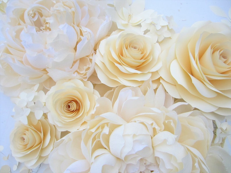 Giant Paper Flowers for Wall Backdrop Wedding Arch Flowers Etsy