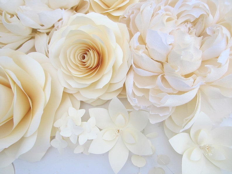 Giant Paper Flowers for Wall Backdrop Wedding Arch Flowers Etsy