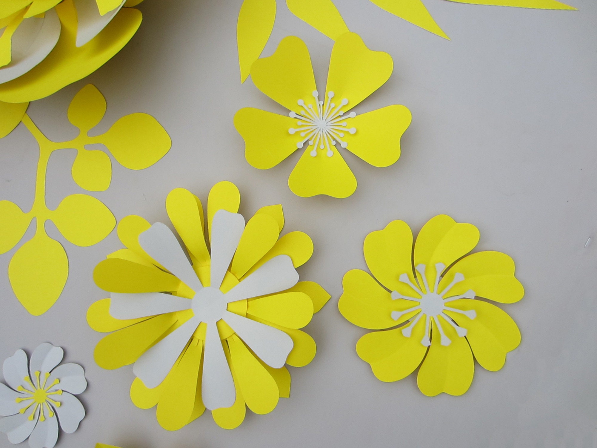 Paper Flower Wall Nursery Wall Decor Giant Paper Flowers Etsy