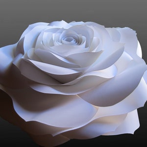 Fiori di carta giganti da ordinare al pezzo, rose di carta, decorazioni da parete per la cameretta dei bambini, fondali per matrimoni